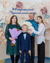 Семья Чертоусовых принимает участие в акции « Семья-радость моя».